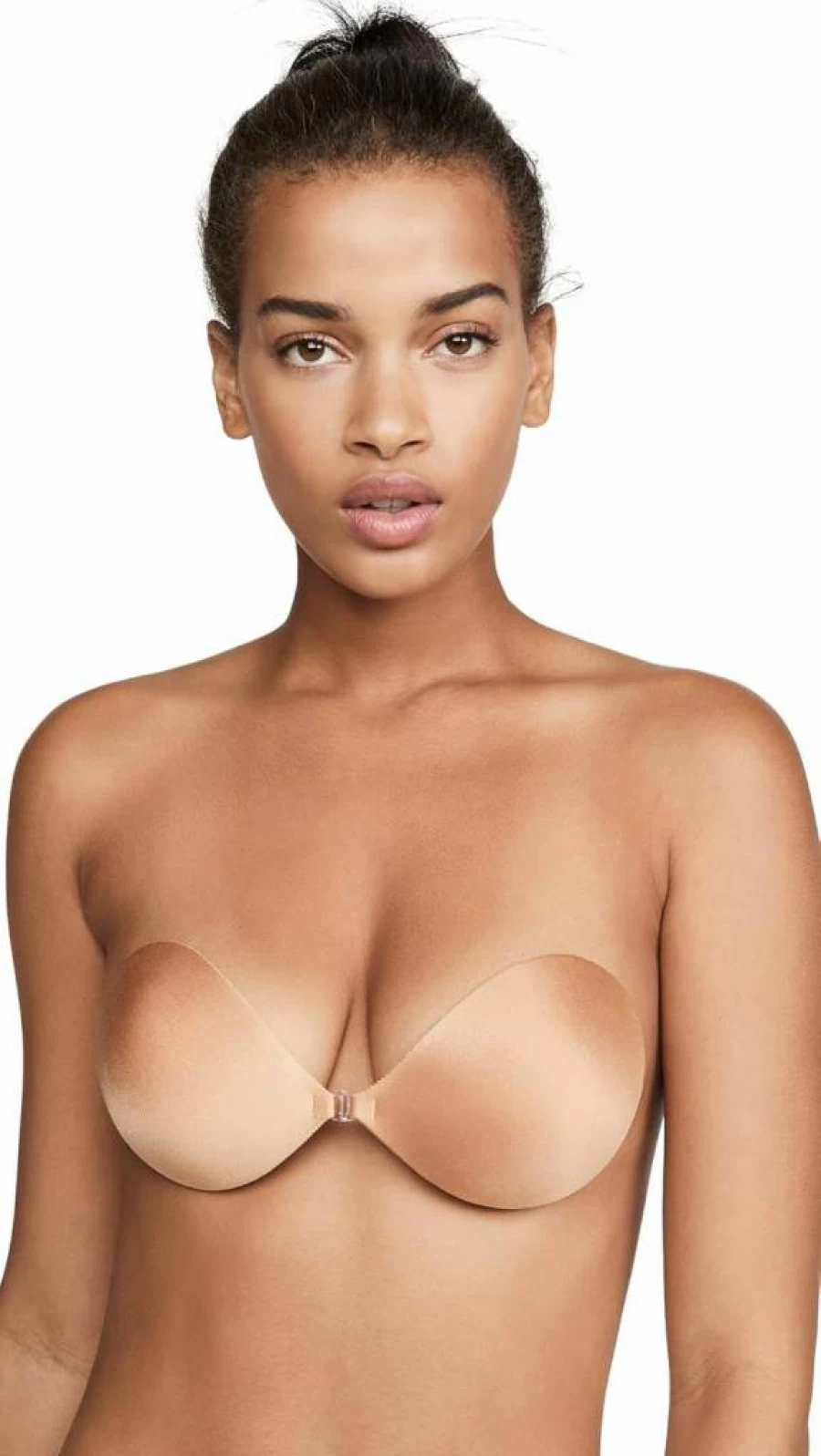 NuBra Seamless Invisible Adhesive Bra - Comfortable & Reusable Strapless Sticky Bra for Women