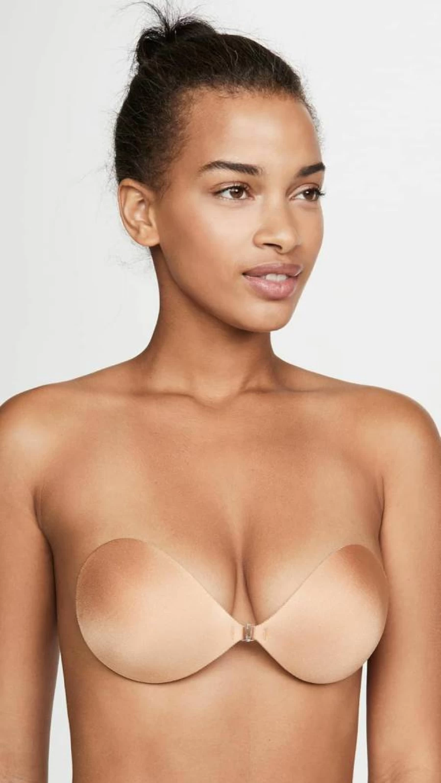NuBra Seamless Invisible Adhesive Bra - Comfortable & Reusable Strapless Sticky Bra for Women
