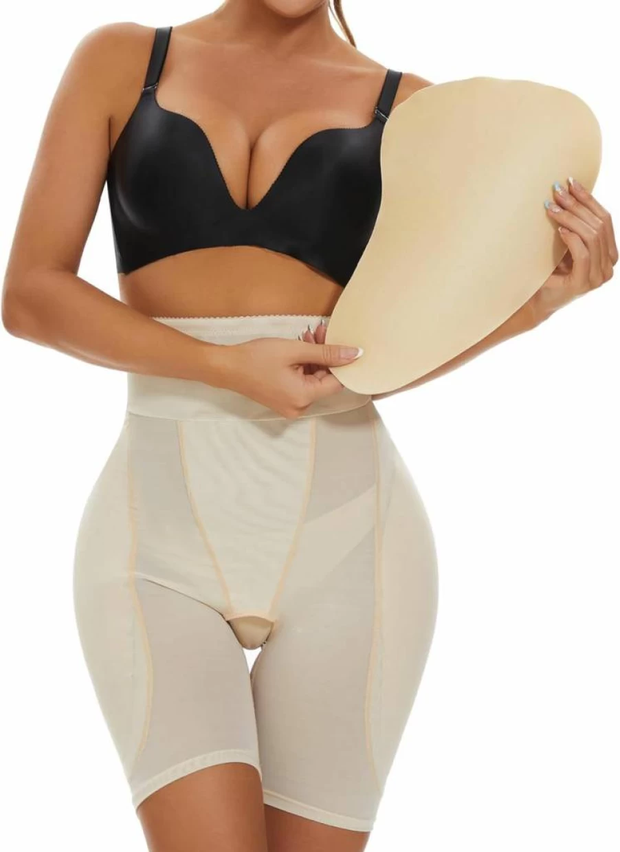 Clevvets Women's Hip Enhancer Pads – Booty Lifting Shapewear with Tummy Control for Under Dresses