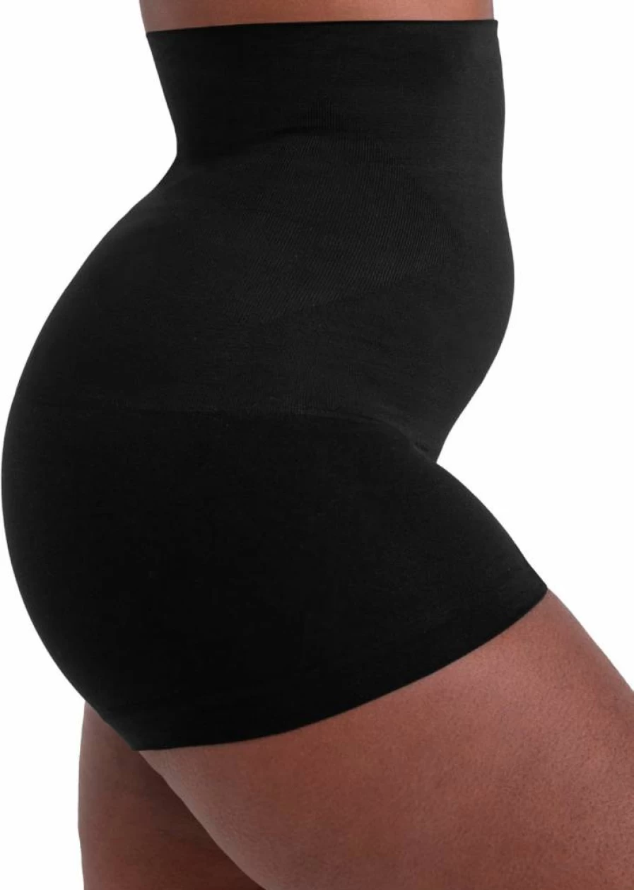SHAPERMINT Women's Tummy Control Boyshort Shapewear - High Waist Body Shaper for Plus Size & Everyday Wear