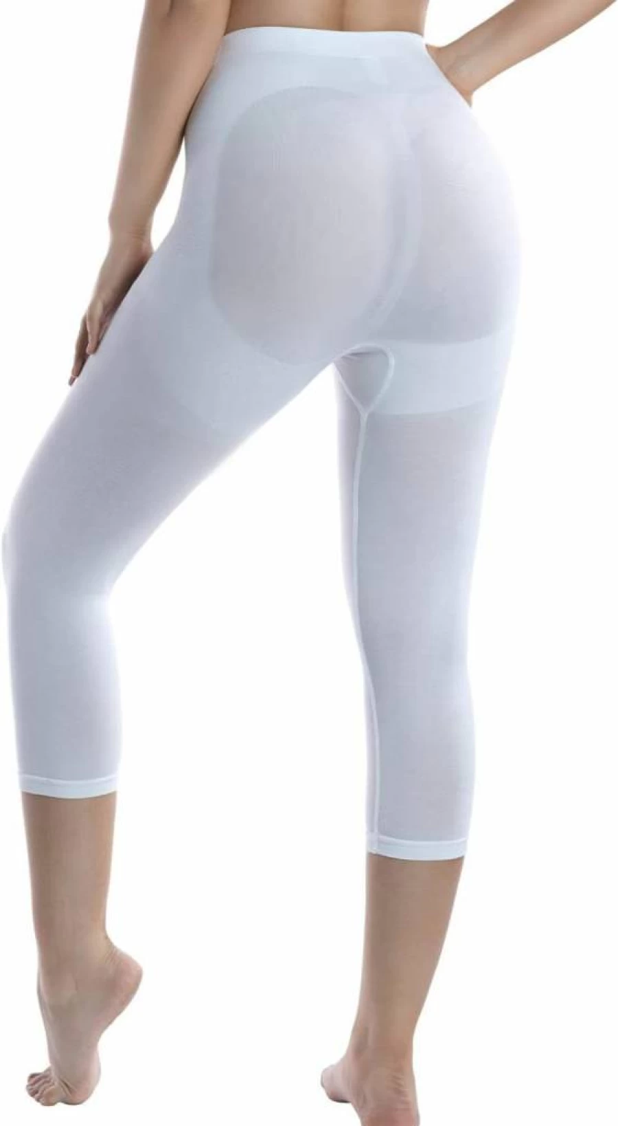 MD Women's High Waist Tummy Control Shapewear Leggings - Butt Lifting Body Shaper Panties for Thigh Slimming
