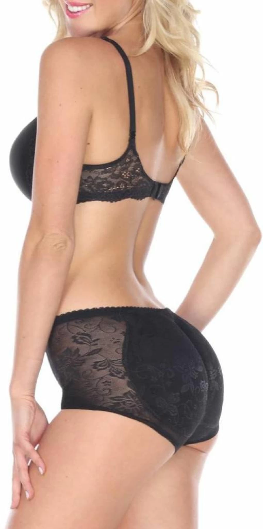 Cinyifaan Women's Sexy Push-Up Panty with Butt Lifting & Hip Enhancement - Padded Underwear for Curves