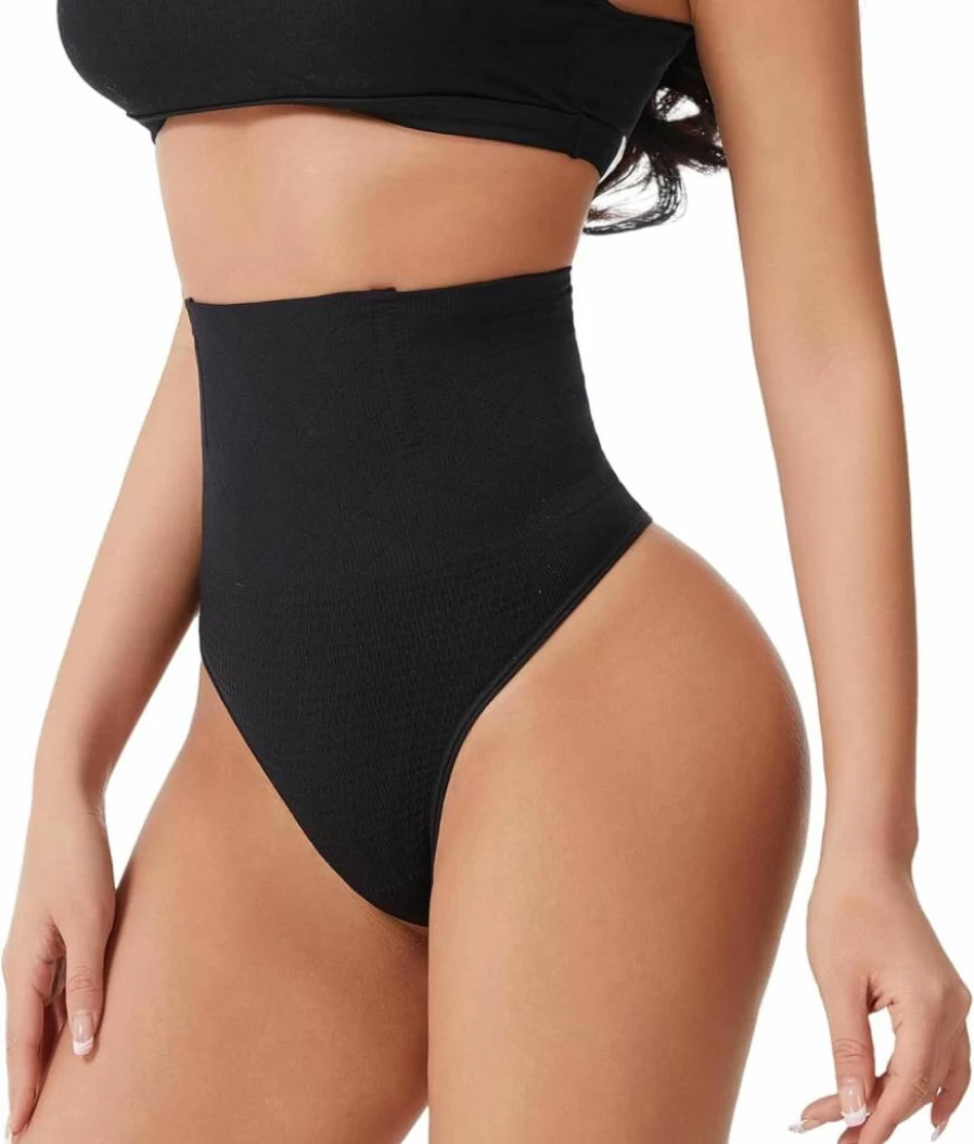 Yekartary Seamless Thong Shapewear for Women - Tummy Control & Butt Lifting Panties, Body Shaper Underwear