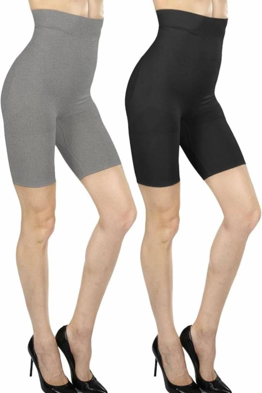 MeMoi High-Waist Shapewear Shorts for Women - Tummy Control Thigh Slimmer Comfortable Body Shaper Sizes S-4X