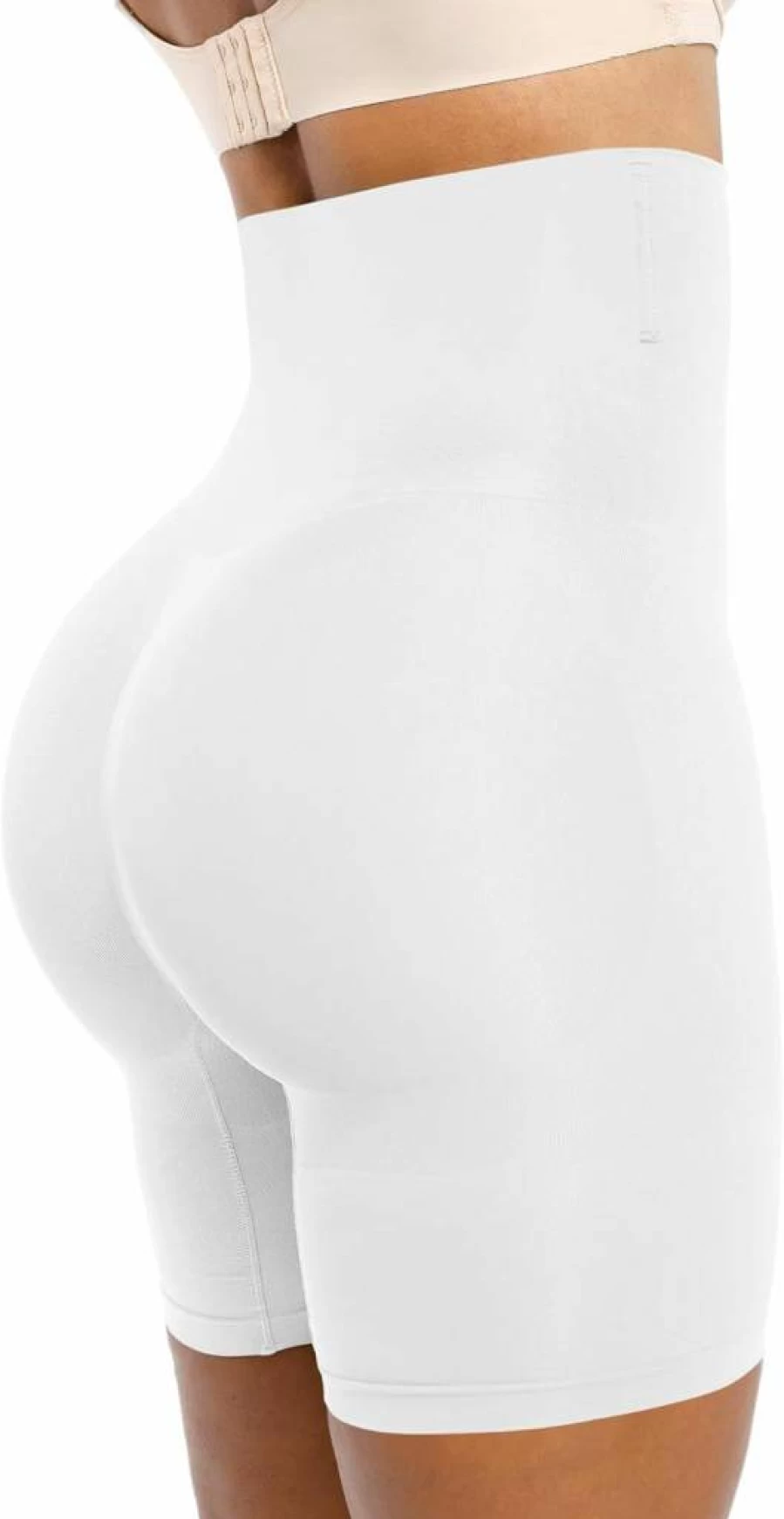 SHAPELLX High Waisted Tummy Control Shorts for Women - Seamless Body Shaper, Thigh Slimming Girdle, Shapewear Underwear