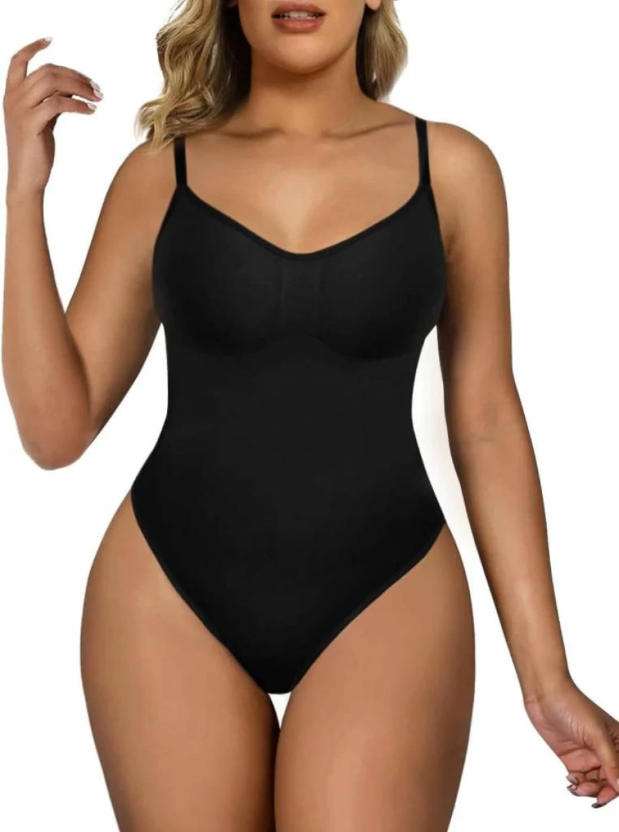 SHAPERX Women's Tummy Control Bodysuit - Seamless Waist Trainer & Body Shaper for Sculpting
