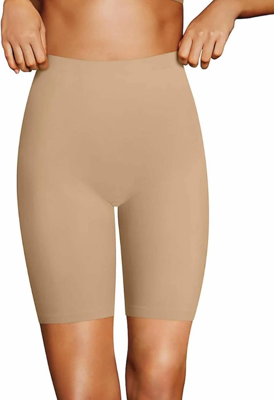 Maidenform Women's High-Waist Tummy Control Shapewear Shorts - Mid-Thigh Slimming Body Shaper for Smoothing & Sculpting
