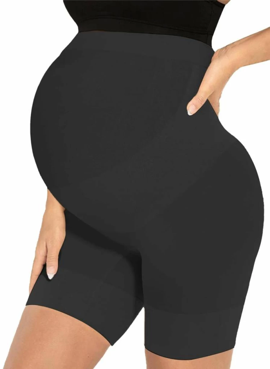 Narcissus Seamless Maternity Shapewear - Mid-Thigh Pregnancy Underwear for Baby Shower & Dresses