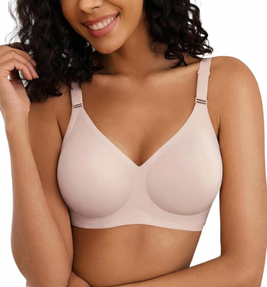 Avidlove Women's Wireless Comfort Bra - Seamless Full Coverage Bralette for Everyday Wear