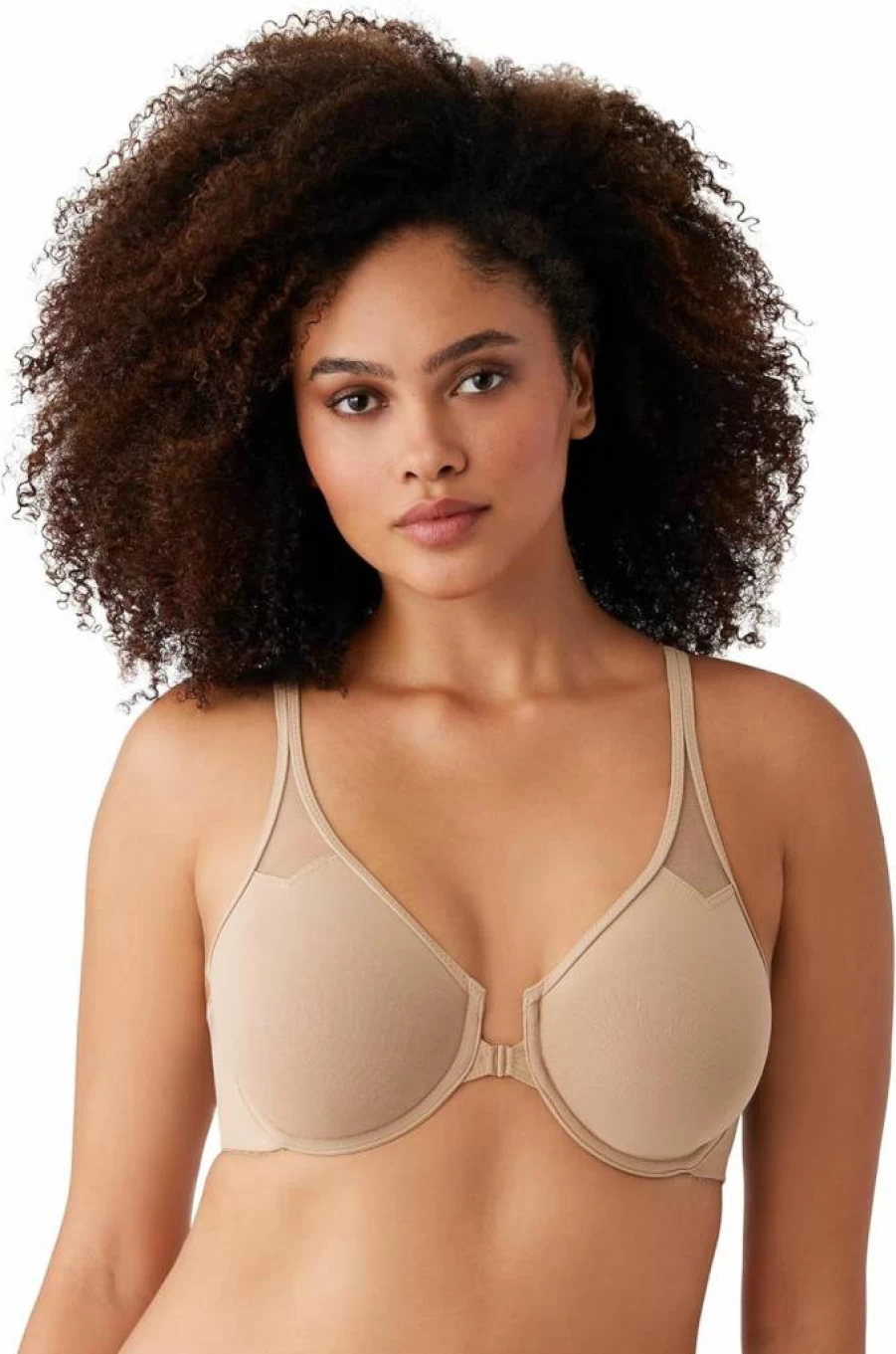 Wacoal Women's Racerback Bra - Unlined Front Close Underwire Comfort Fit