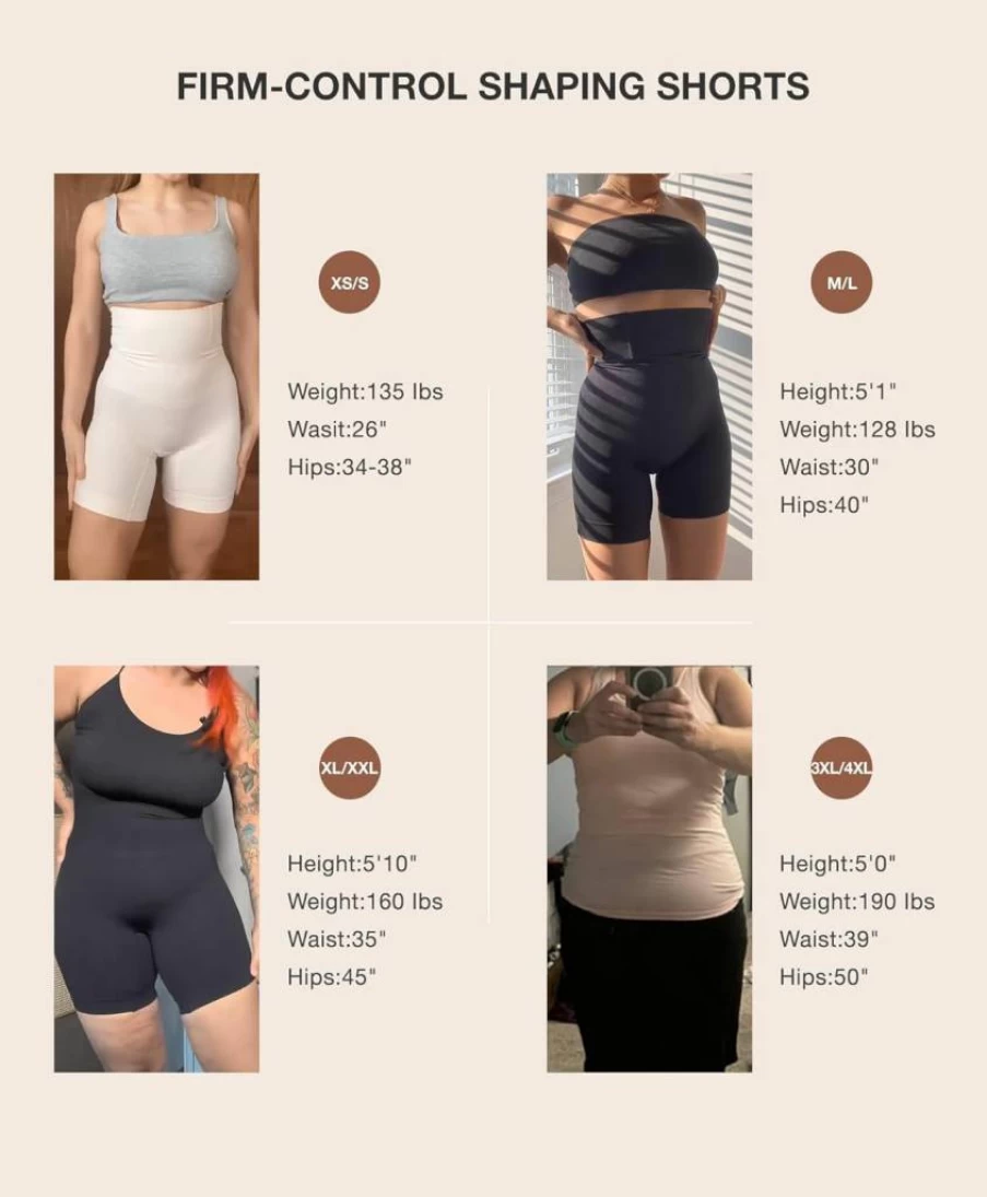 Lover-Beauty Women's Tummy Control Shapewear Shorts – Butt Lifting & Thigh Slimming Body Shaper for Women