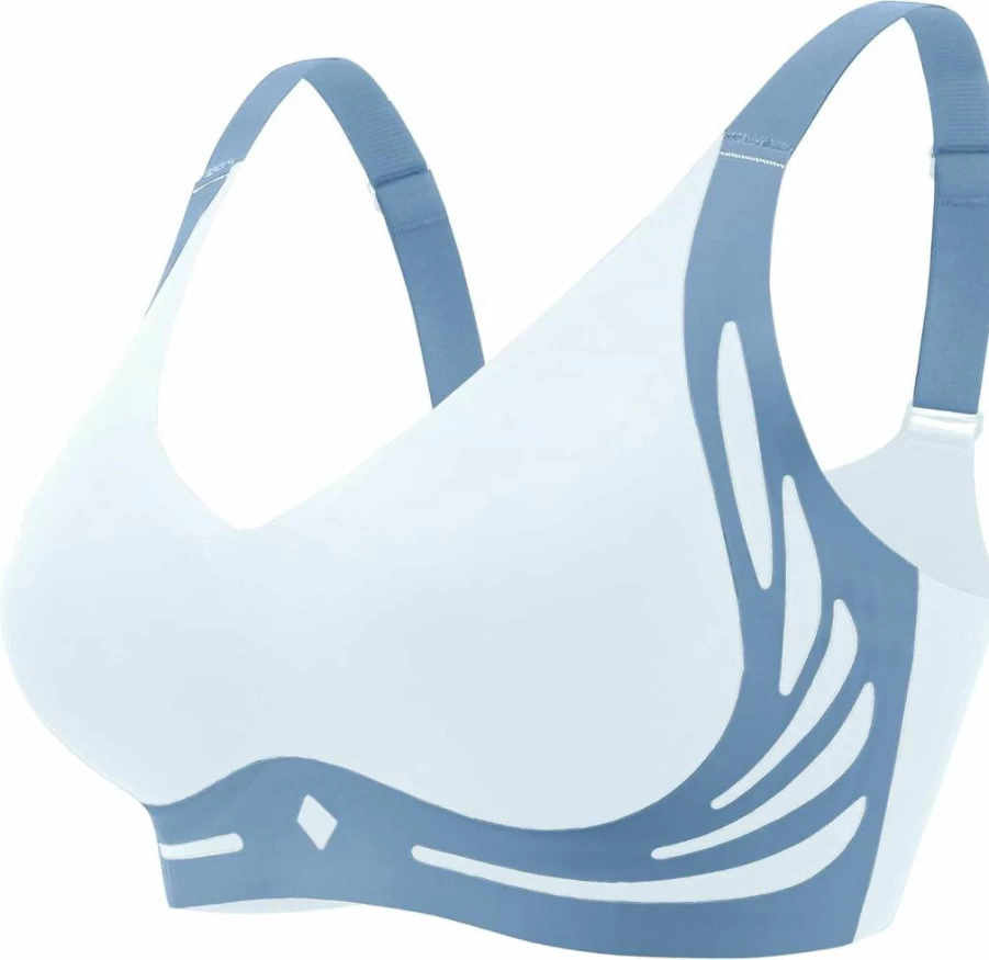 Peassa Women's Comfortable Wireless Bralette - Full Coverage No Underwire Bra for Everyday Wear
