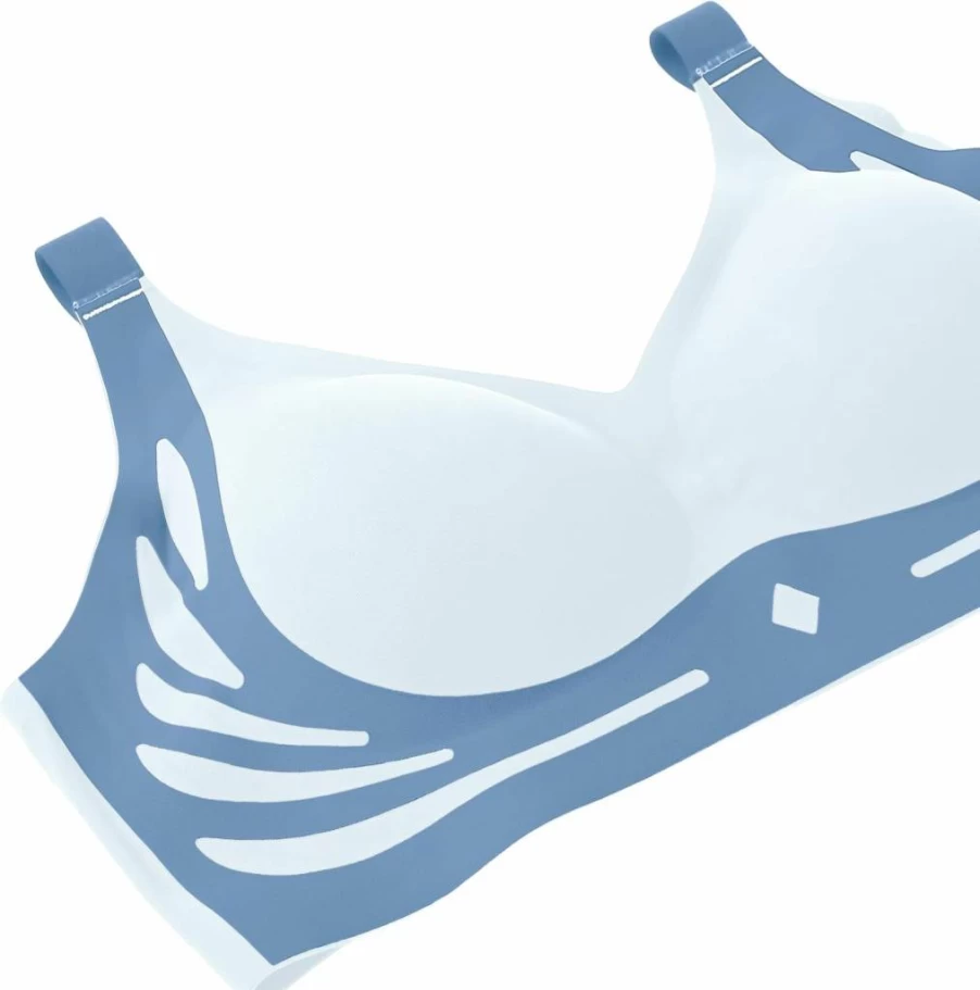 Peassa Women's Comfortable Wireless Bralette - Full Coverage No Underwire Bra for Everyday Wear