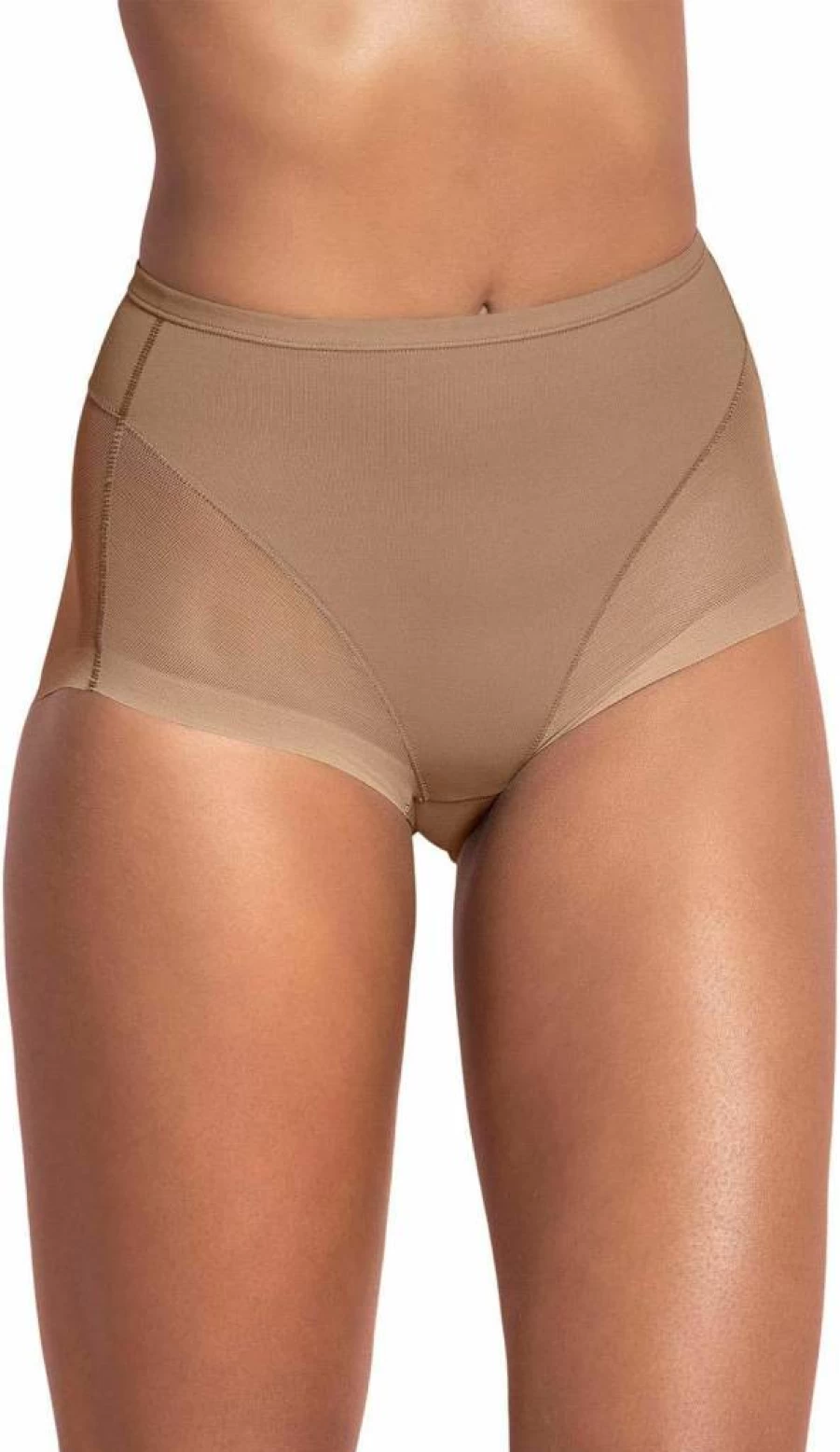 Leonisa High Waisted Tummy Control Shapewear Panties for Women - Invisible Comfort Underwear