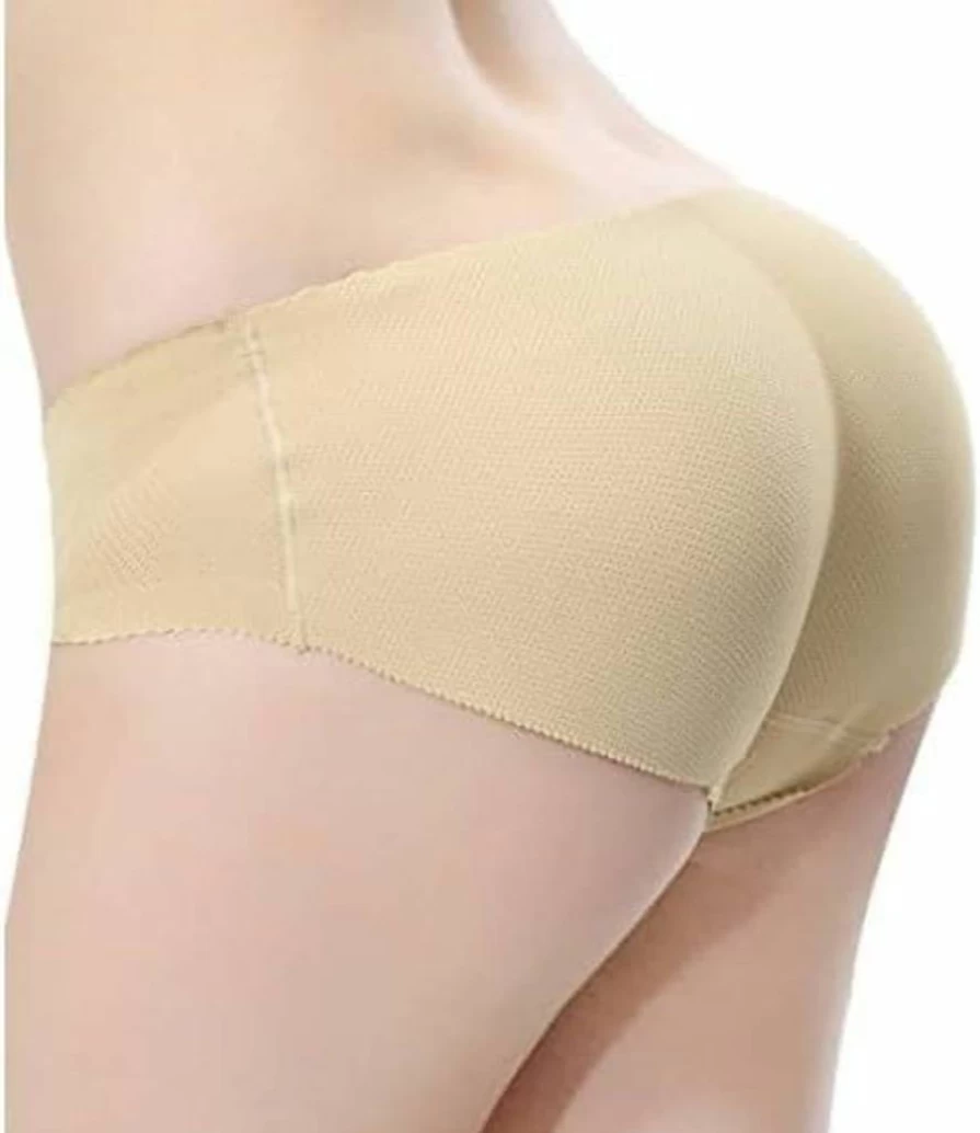 Everbellus Women's Butt Lifting Padded Panties - Seamless Hip Enhancer Boy Shorts for Curves & Comfort