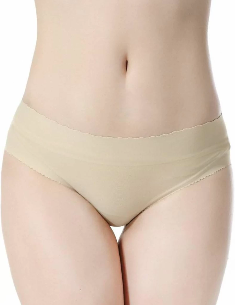 Everbellus Women's Butt Lifting Padded Panties - Seamless Hip Enhancer Boy Shorts for Curves & Comfort