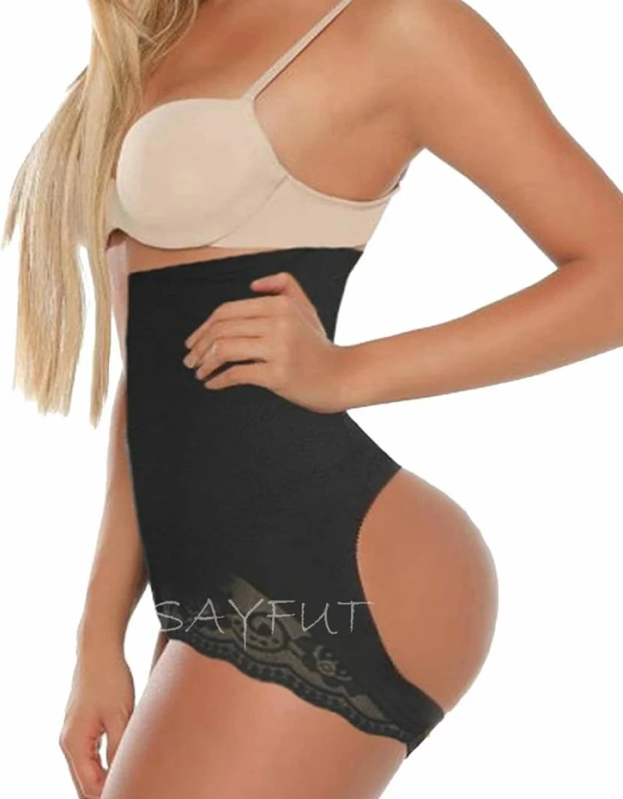 SAYFUT Women's High-Waisted Butt Lifting Shapewear - Seamless Tummy Control Panties for Instant Curves & Comfort