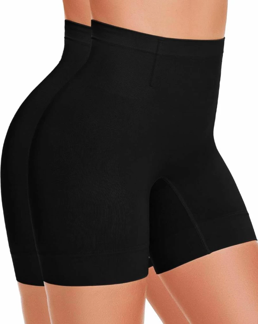 BESTENA Women's Tummy Control Shapewear Shorts - Mid Waist Seamless Body Shaper for Under Dresses