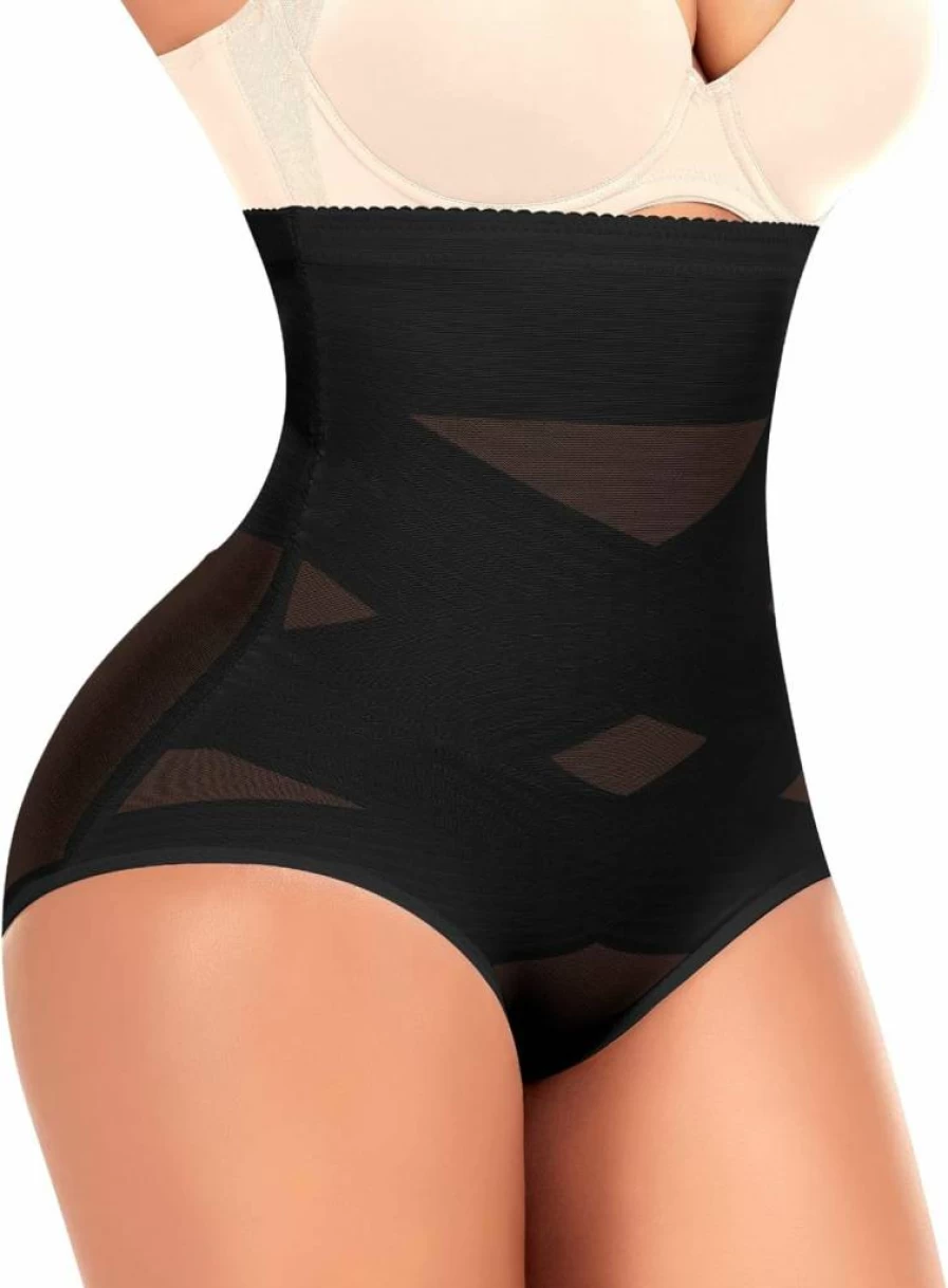 Werena High Waist Tummy Control Shapewear for Women - Body Shaper Panty Girdle & Cincher Underwear