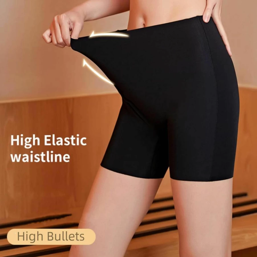 JTJFIT Women's Cooling Seamless Boyshorts - Anti-Chafing Underwear for Dresses, Thigh Slimming Panties
