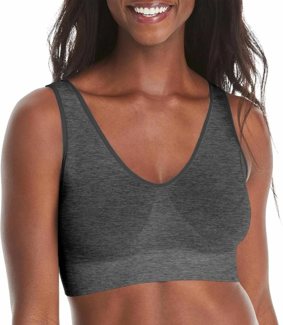 Hanes Women's Seamless Wireless T-Shirt Bra - Full Coverage Pullover Comfort Bra