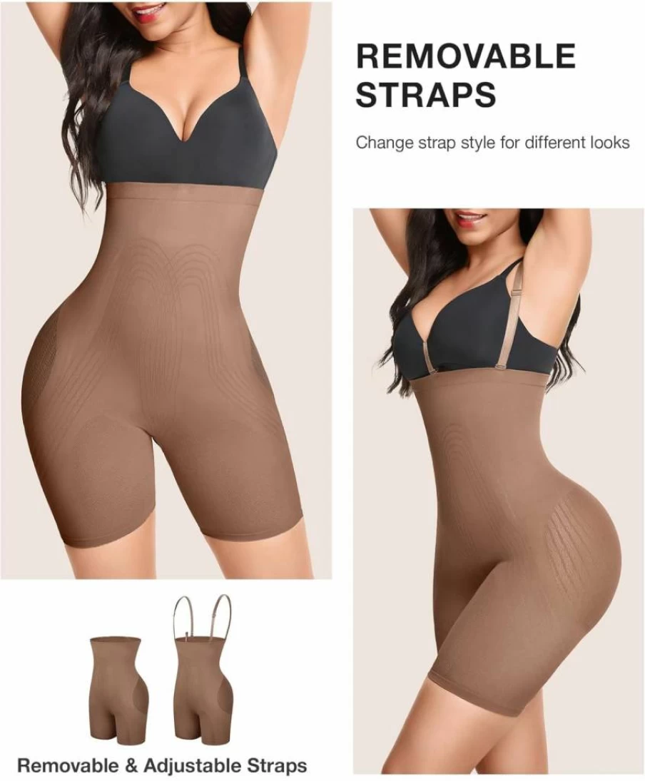 Lover-Beauty Women's Tummy Control Butt Lifting Shapewear Strapless Body Shaper Faja for Slimming & Waist Training