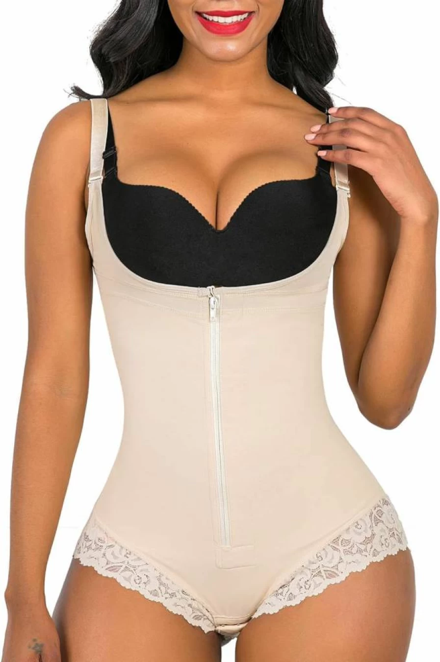SHAPERX Women's Shapewear Bodysuit - Tummy Control & Butt Lifting Fajas Colombianas for Postpartum Waist Trainer