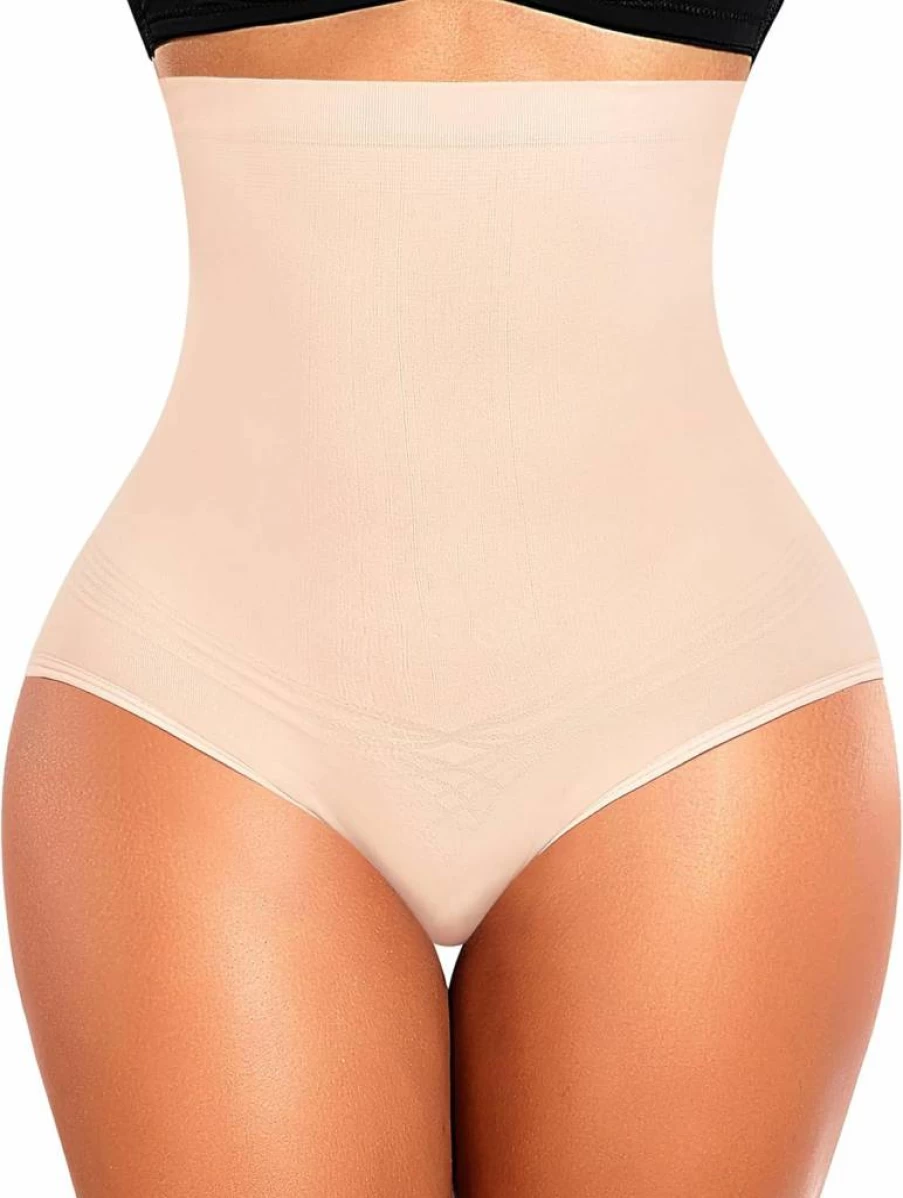 Werena High Waist Tummy Control Shapewear for Women - Seamless Body Shaper Panties & Girdle Underwear