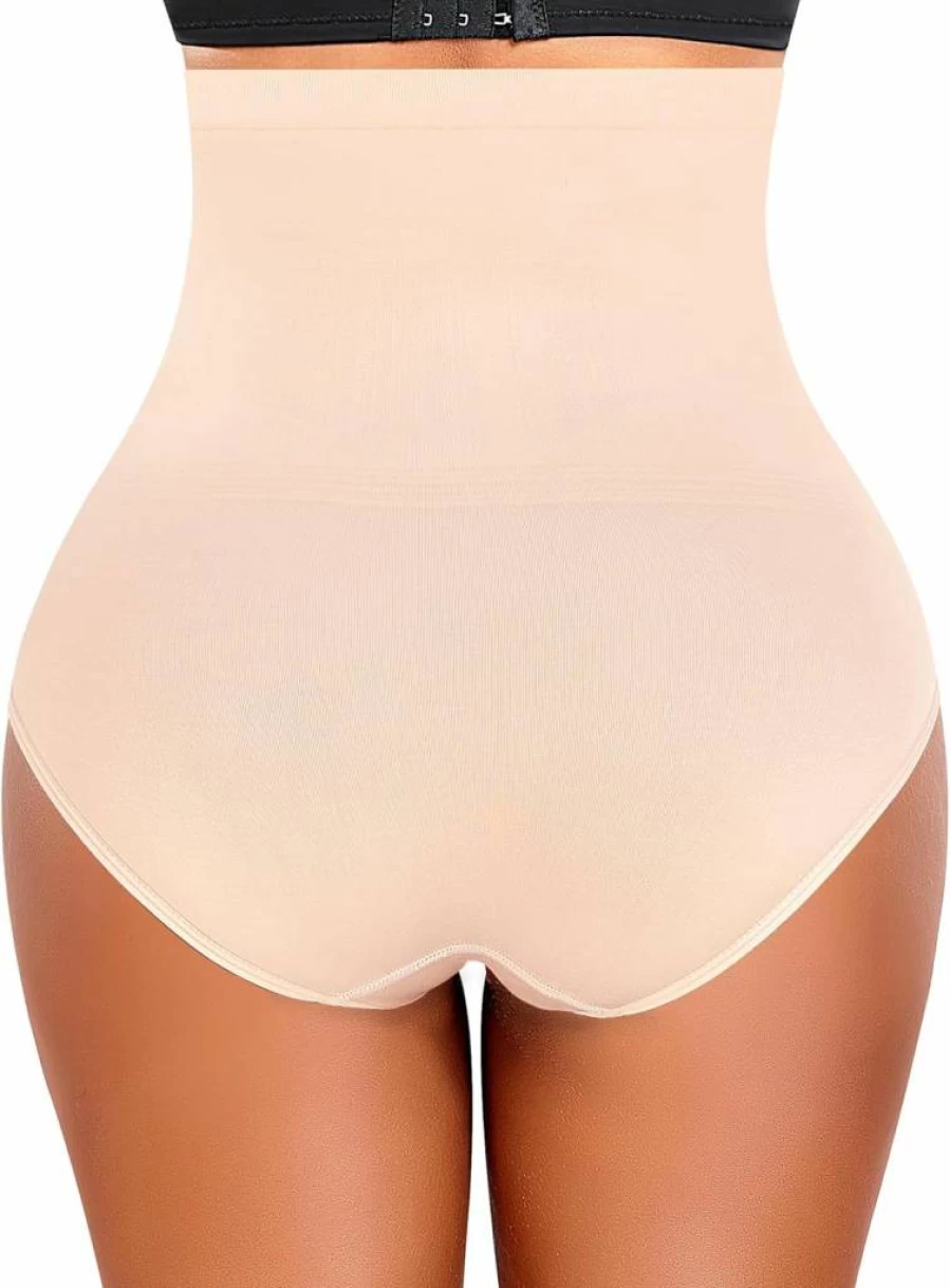 Werena High Waist Tummy Control Shapewear for Women - Seamless Body Shaper Panties & Girdle Underwear