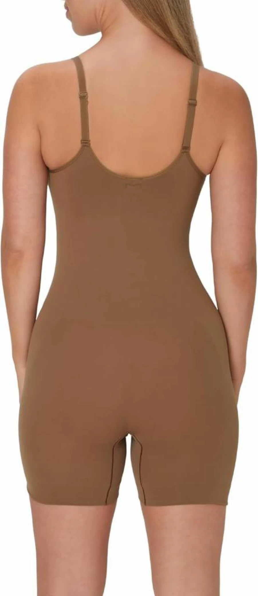 Maidenform Women's Tummy Control Bodysuit - Seamless Slimming Shapewear Mid-Thigh Shorts