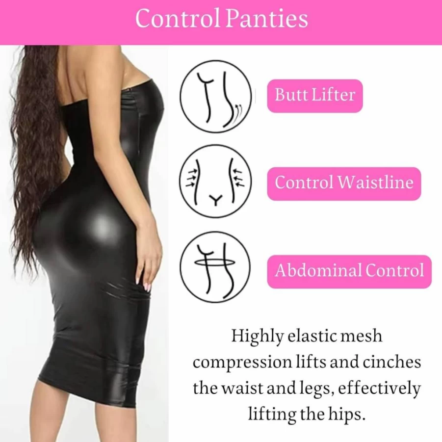 Reatowrol Butt Lifting Shapewear for Women - High Waist Tummy Control Shorts for Body Shaping