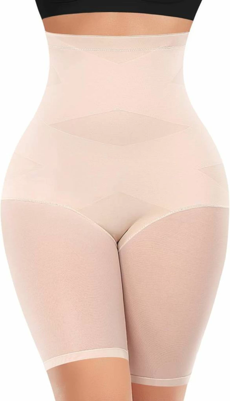 Werena High Waist Shapewear Shorts for Women - Tummy Control Body Shaper Underwear for Dresses