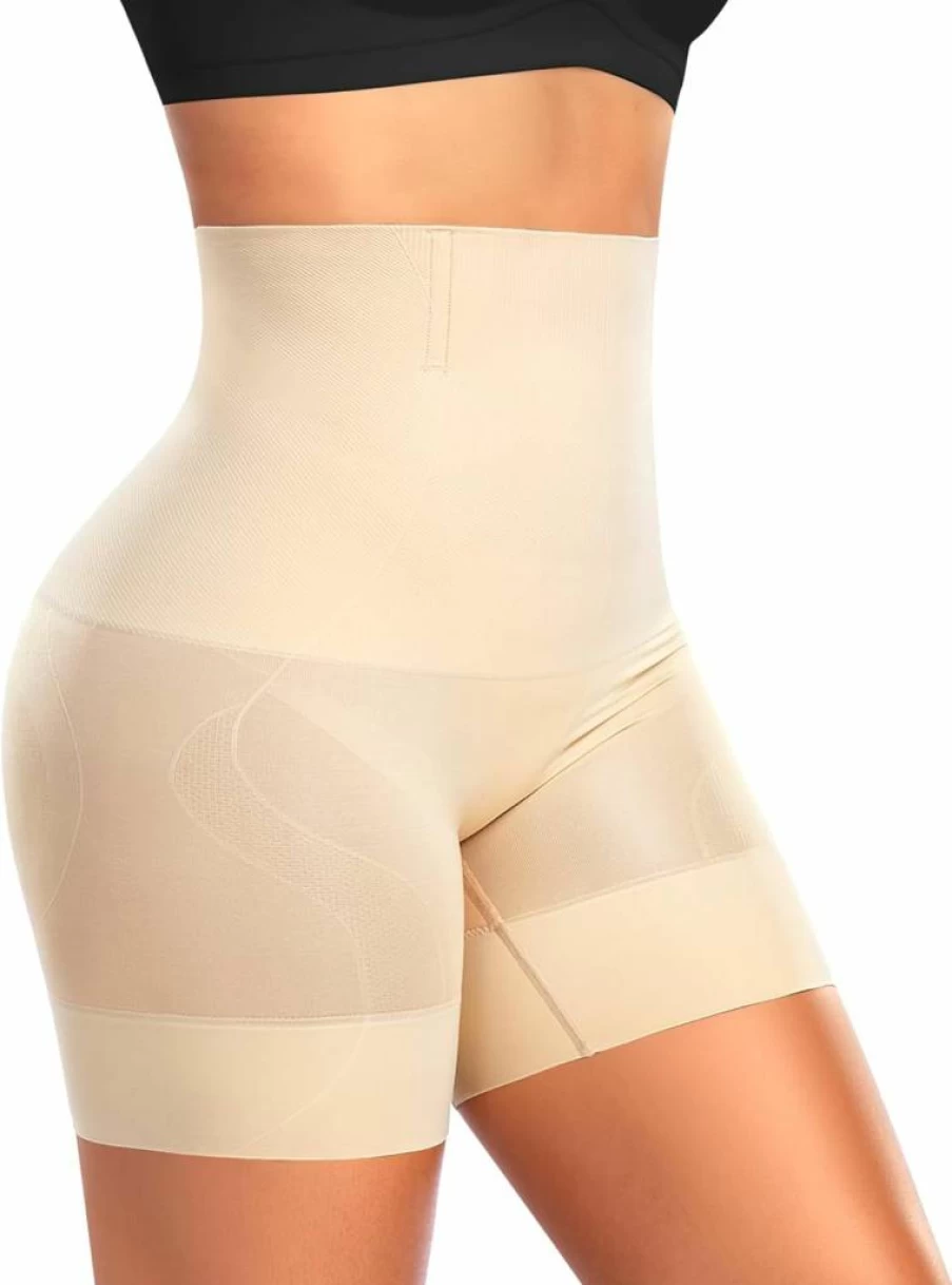 Werena High Waist Shapewear Shorts for Women - Tummy Control Body Shaper Underwear for Dresses