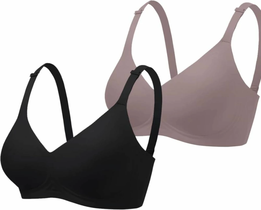 Gailife Women's Wireless Comfort Bra - Seamless Full Coverage Bralette, Supportive Raceback Design, No Underwire Push Up Bra