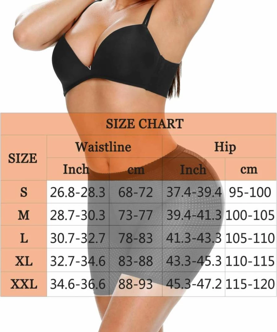 NINGMI Women's Seamless Butt Lifter Shorts – Hip Enhancer & Booty Lifting Shaper Underwear