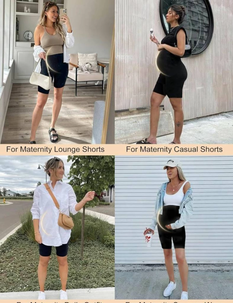 KIM S Seamless Maternity Shapewear - Pregnancy & Postpartum Support Underwear for Dresses, Anti-Chafing Comfort Wear