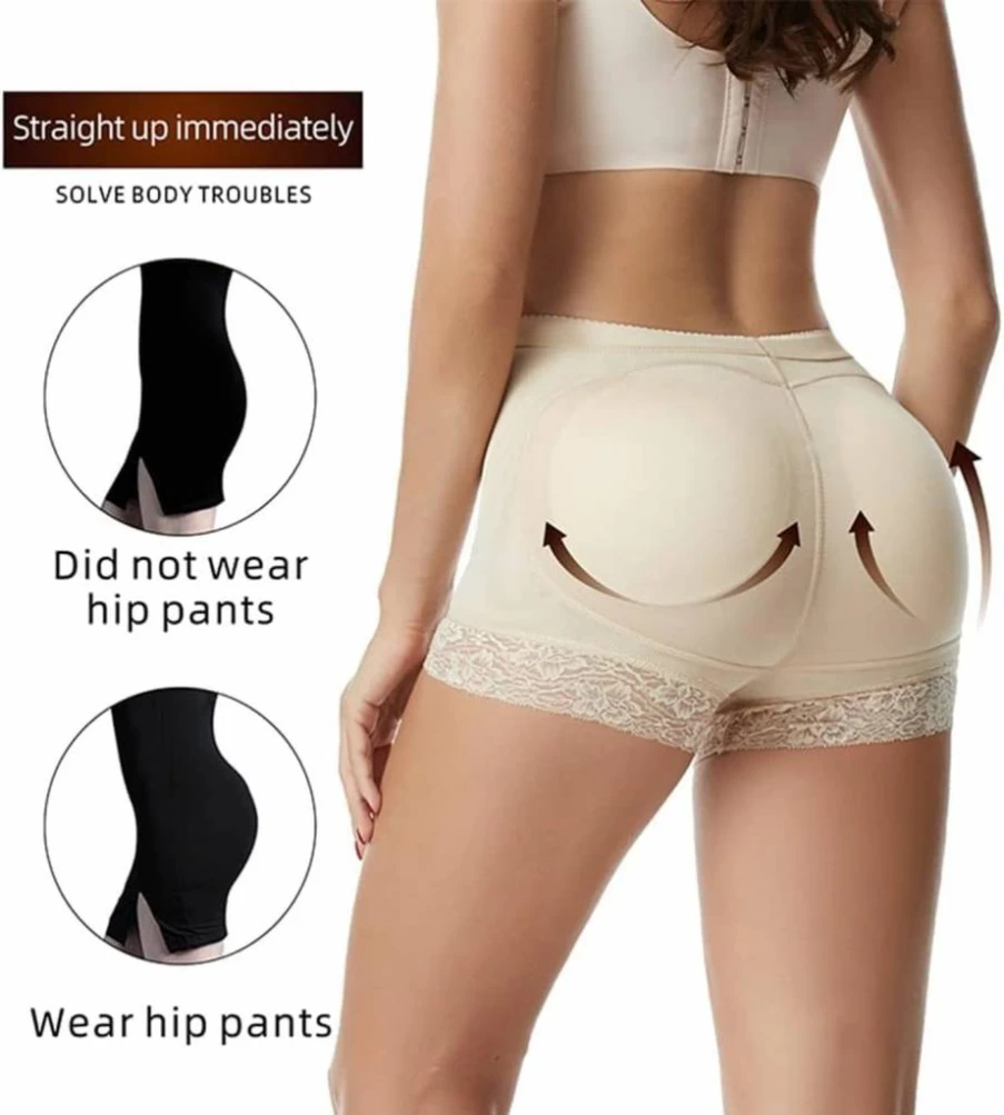WEICHENS Women's Butt Lifting Shapewear - Padded Control Panties & Hip Enhancer Underwear for a Curvier Silhouette